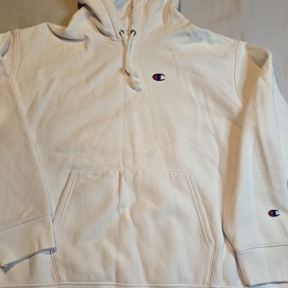 Champion Classic White Pullover Hoodie
